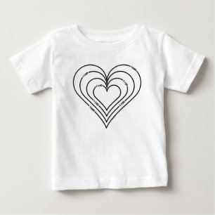 Civil Engineering Heart Baby T-Shirt