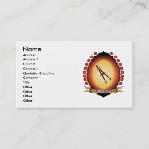 Civil Engineering Mandorla Business Card