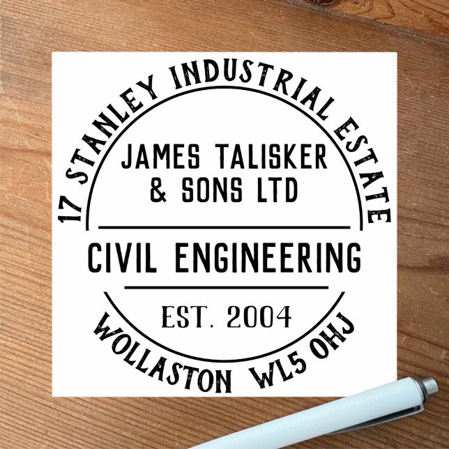 Civil Engineering Rubber Stamp (Creator Uploaded)