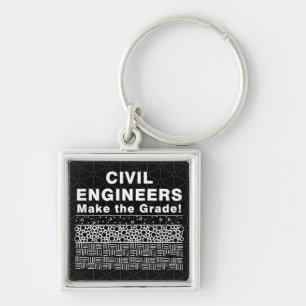 Civil Engineers Make The Grade Key Ring