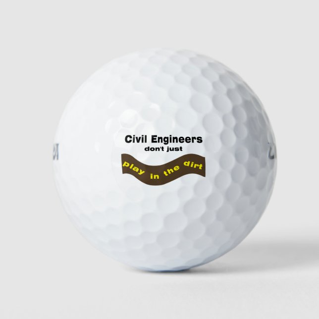 Civil Engineers Play Golf Balls (Front)