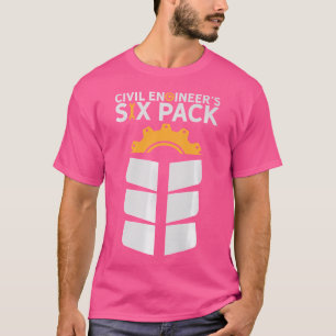 Civil Engineers Six Pack. Engineer Engineering Deg T-Shirt
