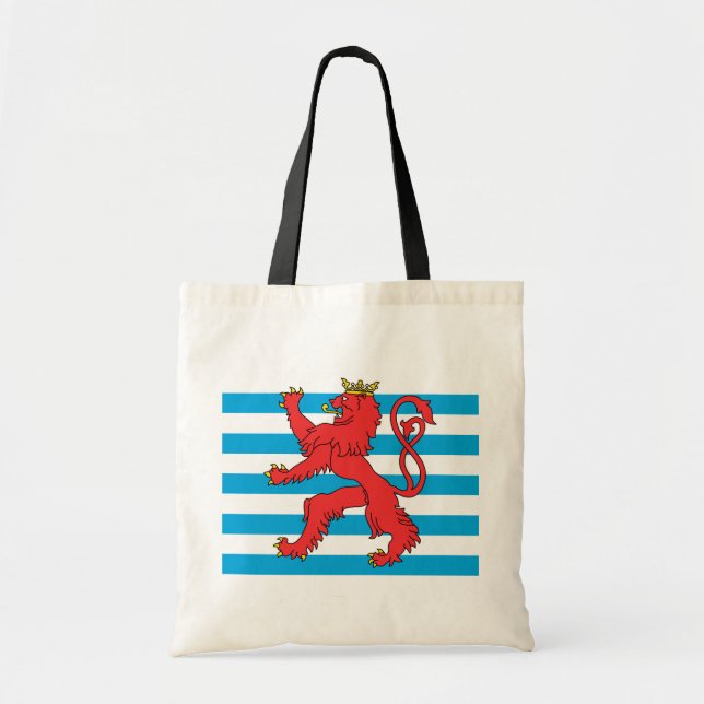 Civil Ensign Luxembourg, Luxembourg Tote Bag (Front)