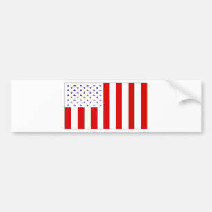 civil flag bumper sticker