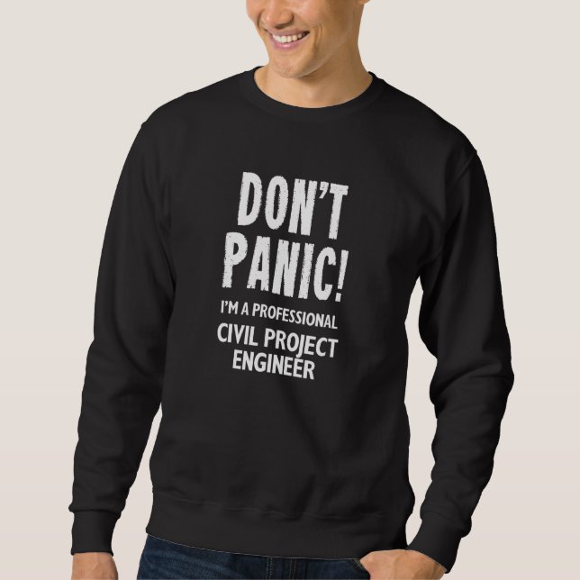 Civil Project Engineer Sweatshirt (Front)