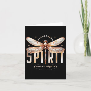Civil Rights Equality Freedom Patriot Dragonfly In Card