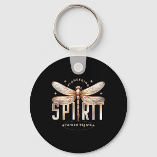 Civil Rights Equality Freedom Patriot Dragonfly In Key Ring