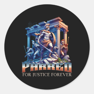 Civil Rights Equality Freedom Patriot Justice Roma Classic Round Sticker