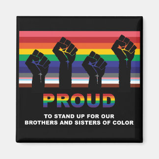 Civil Rights Pride Magnet - LGBTQA -BLM