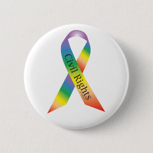 Civil Rights Ribbon Button