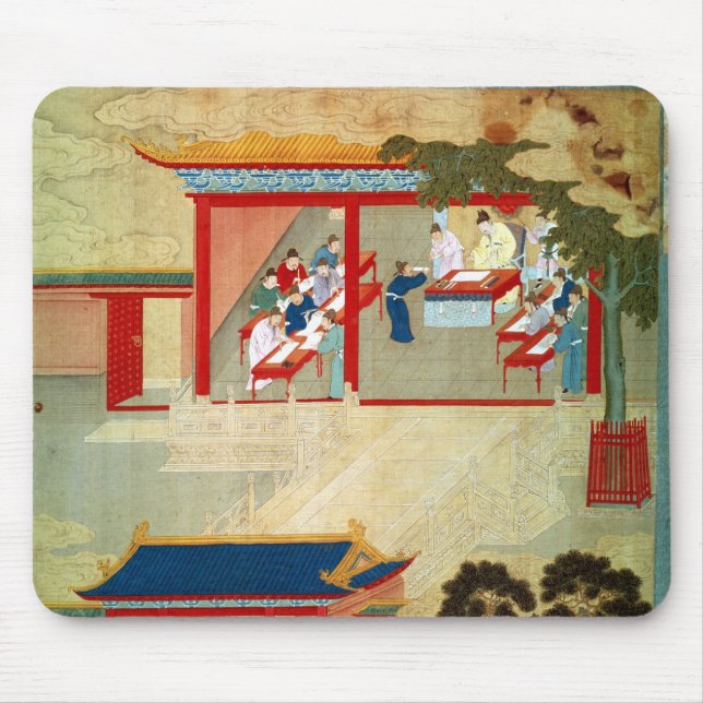 Civil Service Exam Under Emperor Jen Tsung Mouse Pad (Front)