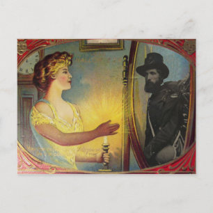 Civil War Apparition (Vintage Halloween Card) Postcard