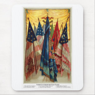 Civil War Battle Flags no.6 Mouse Pad