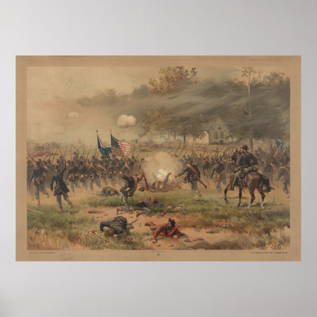Civil War Battle of Antietam Sharpsburg Print (Front)