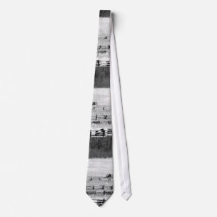 Civil War Battlefield Photo Cannons B&W Tie