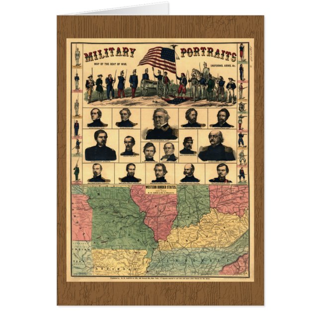 Civil War Border Military Portraits 1861, Restored (Front)