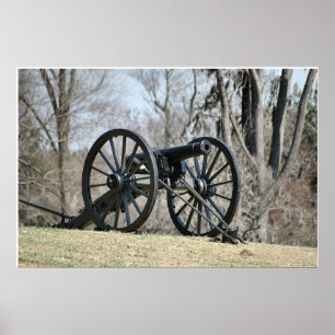 Civil War Cannon Poster