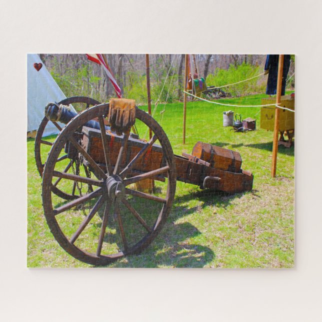 Civil War Cannons Jigsaw Puzzle (Horizontal)