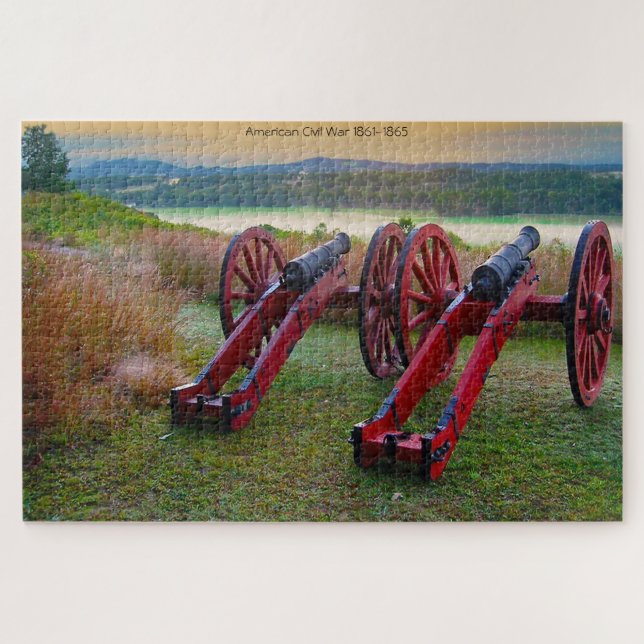 Civil War Cannons Jigsaw Puzzle (Horizontal)