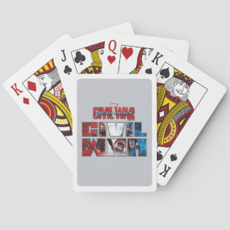 Civil War Cutout Graphic Playing Cards