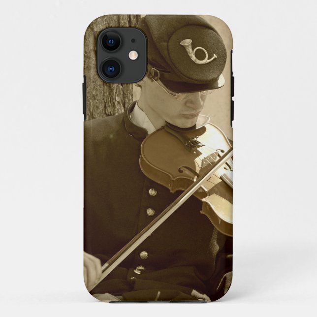 Civil War Fiddle Player Case-Mate iPhone Case (Back)