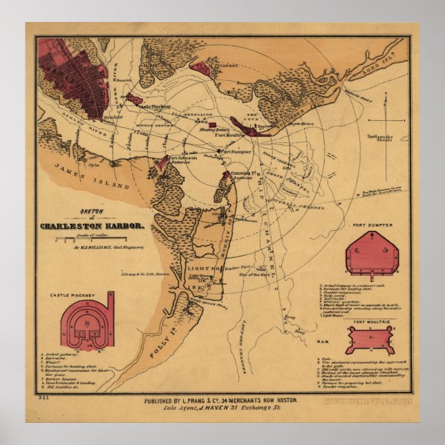 Civil War Fort Sumter Poster (Front)