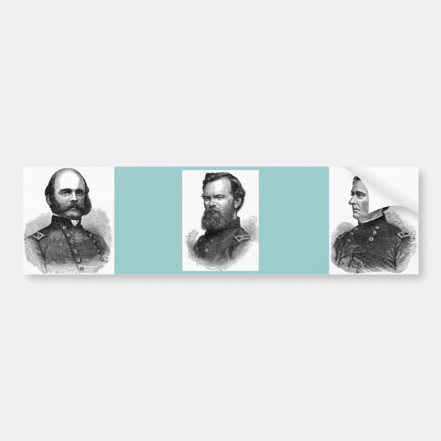 Civil War General Bumper Sticker (Front)