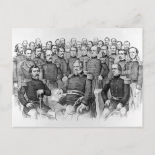 Civil War Generals of the Union postcards