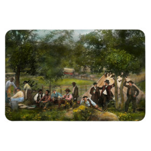 Civil War - Gettysburg camp of Captain Huft 1865 Magnet