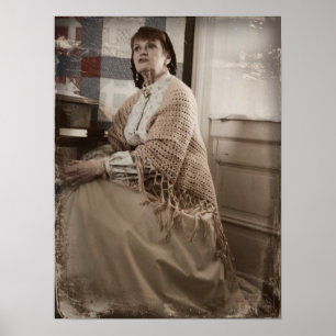 Civil War Harriet Beecher Stowe Vertical Print