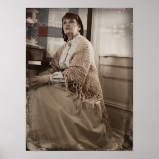 Civil War Harriet Beecher Stowe Vertical Print