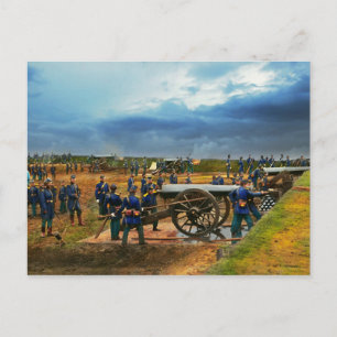 Civil War - Heavy artillery unit 1861 Postcard
