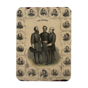 Civil War Heroes Magnet