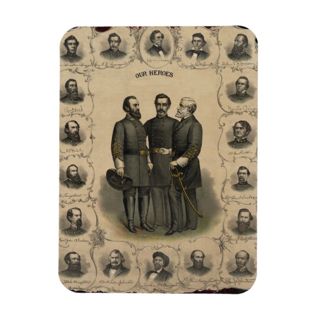Civil War Heroes Magnet (Vertical)