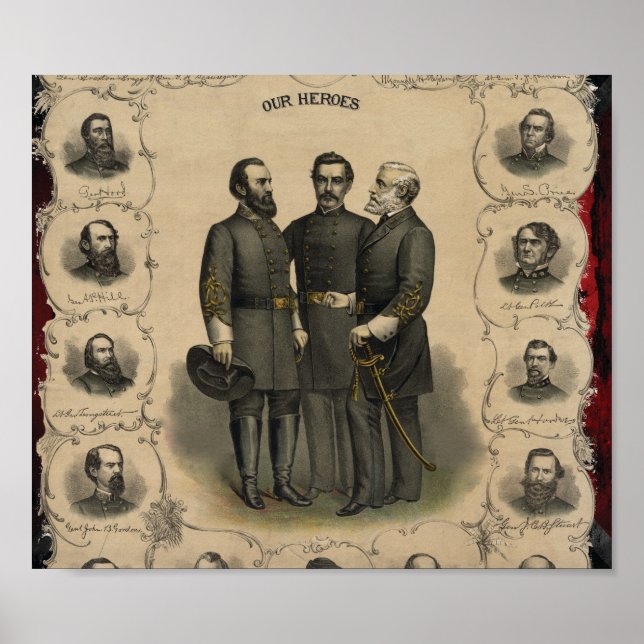 Civil War Heroes Poster (Front)