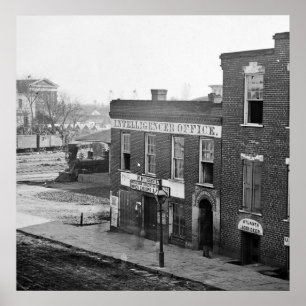 Civil War in Atlanta, 1864 Poster