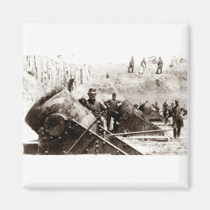 Civil War Mortar battery at Yorktown Magnet