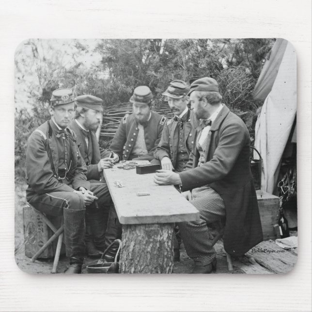 Civil War Mousepad, Dominoes Mouse Pad (Front)