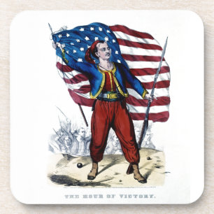 Civil War New York Zouaves Coaster