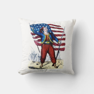 Civil War New York Zouaves Cushion