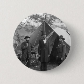 Civil War Photo Circa 1862 6 Cm Round Badge