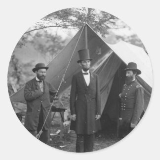 Civil War Photo Circa 1862 Classic Round Sticker