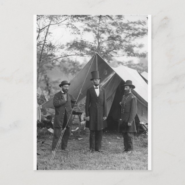 Civil War Photo Circa 1862 Postcard (Front)