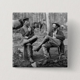 Civil War Pipes, 1864 15 Cm Square Badge