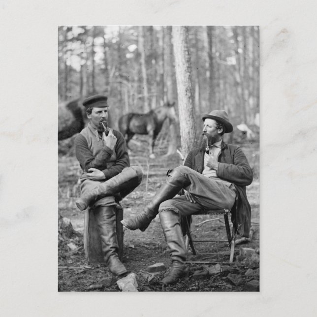 Civil War Pipes, 1864 Postcard (Front)