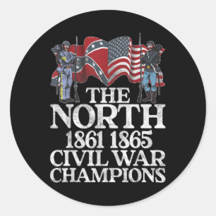 Civil War Reenactment Civil War Reenactor  Classic Round Sticker