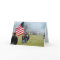 Civil War Reenactment - Flag Boy - Greeting Card