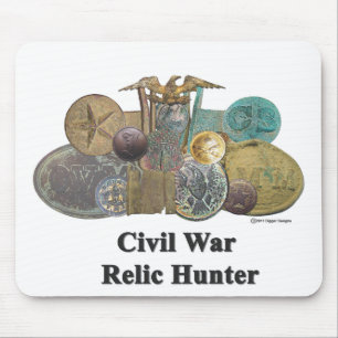 Civil War Relic Hunter Mouse Pad