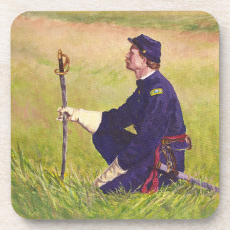 Civil War soldier coaster