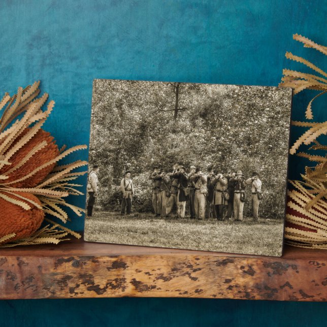 Civil War Soldiers Plaque (Side)